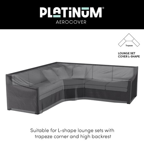 Lounge cover L/Trapeze 255x255x90xH65/90 HB - afbeelding 3