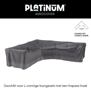 Lounge cover L/Trapeze 270x270x100xH70 Anthracite - afbeelding 2