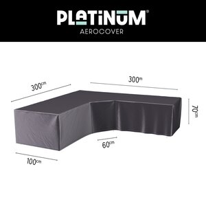 Lounge cover L/ Trapeze 300x300x100xH70 Anthracite - afbeelding 1