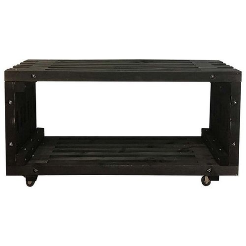 Lounge tafel hout zwart