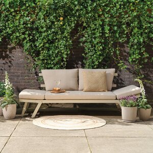 Outdoor Living loungebank Malmö crème/geel - afbeelding 7