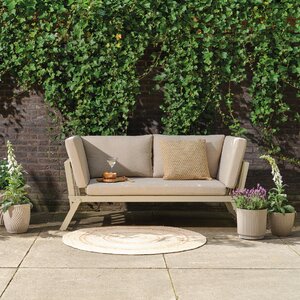 Outdoor Living loungebank Malmö crème/geel - afbeelding 9