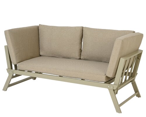Outdoor Living loungebank Malmö crème/geel - afbeelding 1