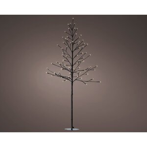 Lumineo LED boom  zwart/warm wit - D 50 x H 120 cm