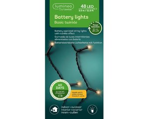 Lumineo Durawise twinkle LED classic warm 48 L - 350 cm - afbeelding 1