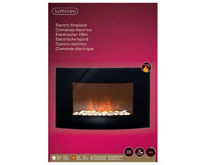 Lumineo LED Elektrische haard Zwart - 13,5 x 88,5 x 56 cm - afbeelding 2