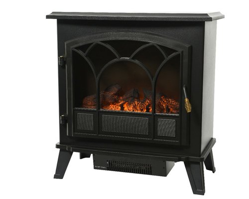 Lumineo LED Elektrische haard Zwart - 36 x 63,5 x 67 cm - afbeelding 1