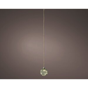 Lumineo Micro LED bal binnen  groen/warm wit - D 10 cm