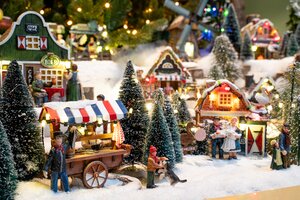 Luville Bristle tree assorted 21 pieces - h22xd8cm - afbeelding 2