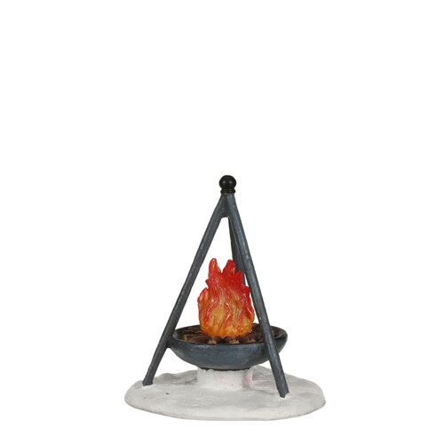 Luville Fire tipi battery operated - l7,5xw7,5xh9cm