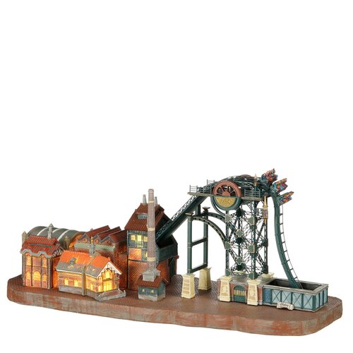 Luville Kerstdorpminiatuur Efteling Baron 1898 - L 56 x B 22 x H 23 cm
