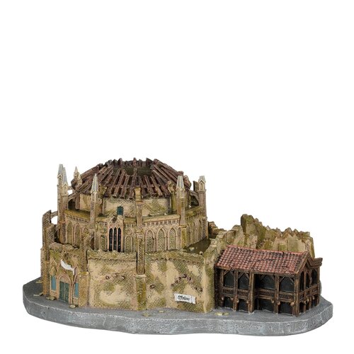 Luville Kerstdorpminiatuur Efteling Dans Macabre - L 35 x B 29 x H 15 cm