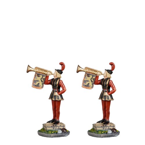 Luville Kerstdorpminiatuur Efteling Heraut - set van 2 - H 6 cm