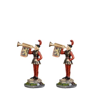 Luville Kerstdorpminiatuur Efteling Heraut - set van 2 - H 6 cm