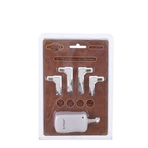 Luville Switch adapter 4,5 volt with 4 plugs out - l7xw4xh5cm