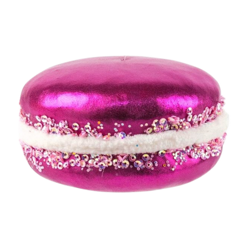 Macaron hanger assorted roze groen oranje - D 9 cm - afbeelding 3