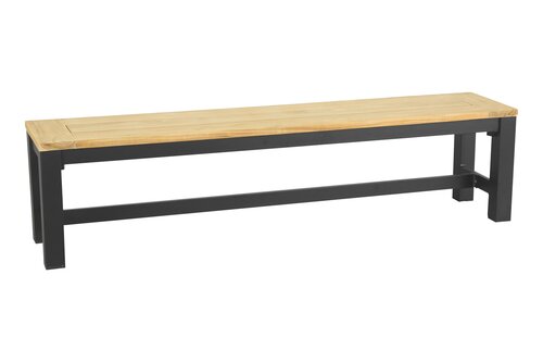 Madeira bank L 190 x B 40 x H 47 cm