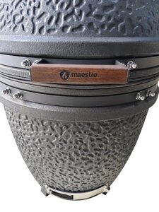 Maestro Kamado grill medium Solo - Mat zwart - afbeelding 2