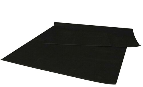 Maestro Vuurvaste mat (Coated fibreglass) 120 x 60 cm zwart - afbeelding 1
