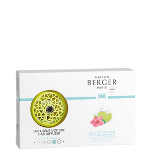 Maison Berger Paris Auto Diffuser Vert anis / Zeste vert de Tahïti