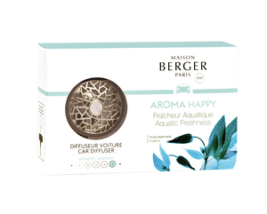 Maison Berger Paris Autoparfum Aroma Happy Aquatic Freshness Startersset