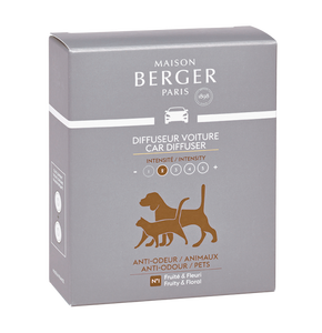 Maison Berger Paris Navulling Auto Diffuser Anti-Odeurs animaux 2 stuks
