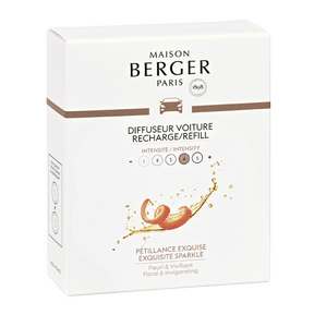 Maison Berger Paris Navulling Auto Diffuser Pétillance Exquise 2 stuks