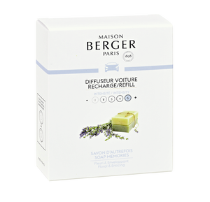 Maison Berger Paris Navulling Auto Diffuser Savon d'Autrefois 2 stuks