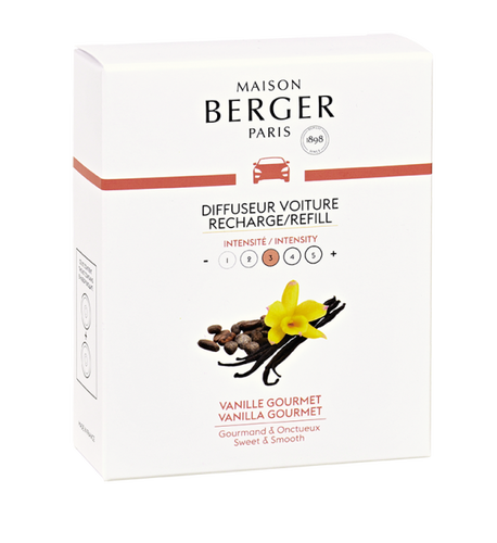 Maison Berger Paris Navulling Auto Diffuser Vanille Gourmet 2 stuks