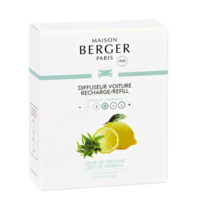 Maison Berger Paris Navulling Auto Diffuser Zeste de Verveine 2 stuks