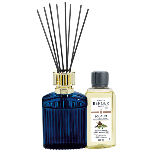 Maison Berger Paris Parfumverspreider Alpha Bleu Impérial / Sous l’Oliveraie 200ml