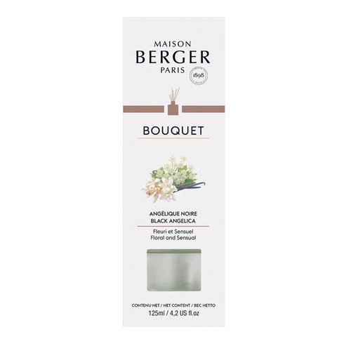 Maison Berger Paris Parfumverspreider met sticks Cube 125ml - Angelique Noire