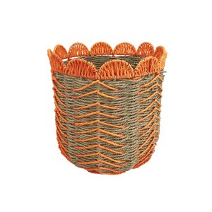 Mand D 35 x H 35 cm oranje