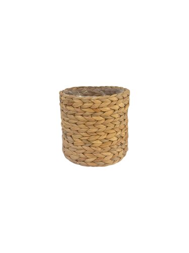 Mand Gevlochten Look - D19xH19cm Naturel