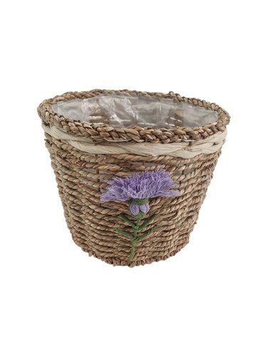 Mand lavendel - D 19,5 x H 16,5 cm