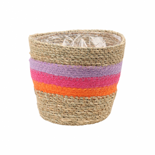 Mand met liner D 27 x H 25 cm