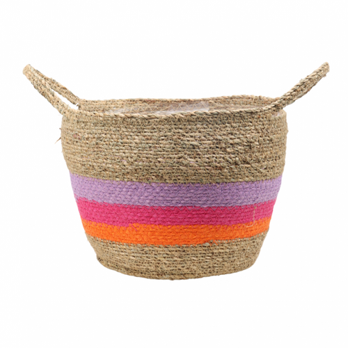 Mand met liner D 28 x H 22 cm