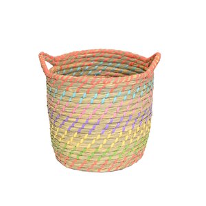 Mand multicolor - D 25 x H 25 cm