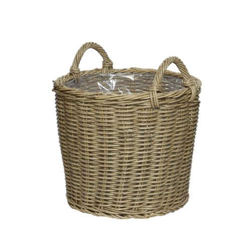 Mand Wicker Camille Natural - Ø 34 x H 24 cm - afbeelding 1