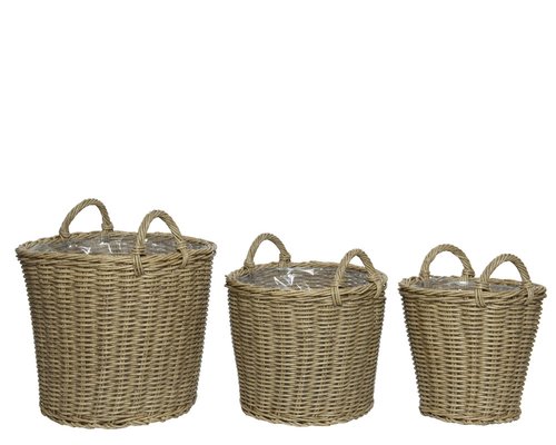 Mand Wicker Camille Natural - Ø 34 x H 24 cm - afbeelding 2
