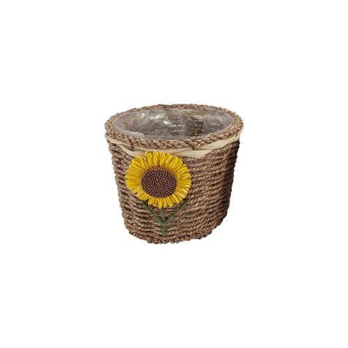 Mand Zonnebloem - D19,5 x H16,5cm