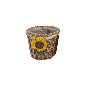 Mand Zonnebloem - D19,5 x H16,5cm