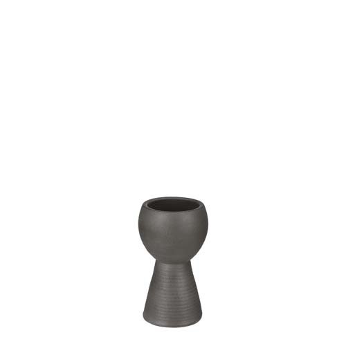 Marlou pot op voet groen - h28xd17cm
