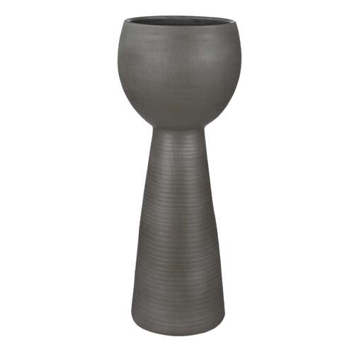 Marlou pot op voet groen - h70xd28cm
