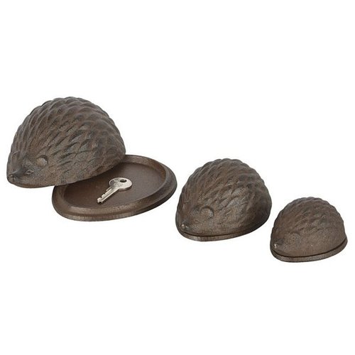Matroesjka egel sleutelhouder set/3