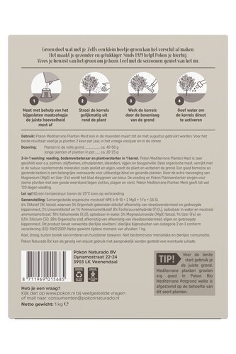 Mediterr. plantenmest 1kg - afbeelding 2