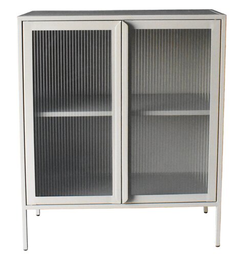 Metalen kast L 90 x H 110 x D 40 cm - afbeelding 3