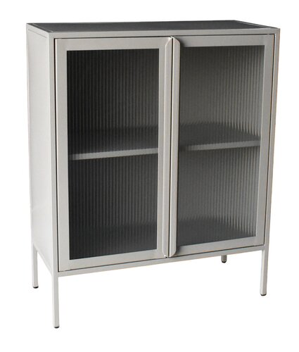 Metalen kast L 90 x H 110 x D 40 cm - afbeelding 2