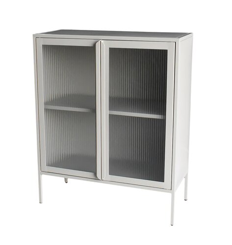 Metalen kast L 90 x H 110 x D 40 cm - afbeelding 1
