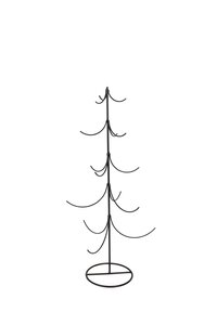 Metalen kerstboom Ø 22,5 × H 50 cm zwart